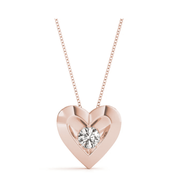 Heartfelt Solitaire Pendant - Image 3